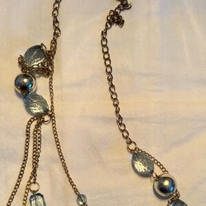 Elegant Gold and Green Necklace